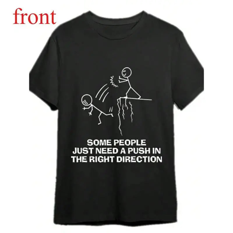 Men's Cotton Short-Sleeve Crew Neck T-Shirt with Vibrant Sarcastic Print - Ideal Gift for Halloween and Christmas