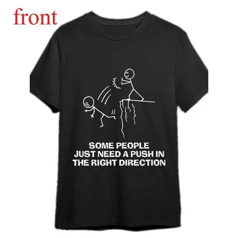 Men's Cotton Short-Sleeve Crew Neck T-Shirt with Vibrant Sarcastic Print - Ideal Gift for Halloween and Christmas