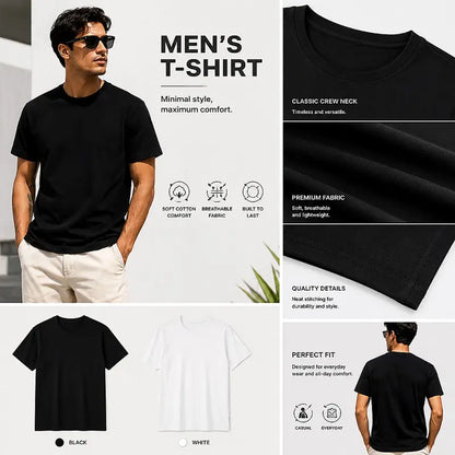 Men's Pure Cotton Short-Sleeve Sports T-Shirt - Casual Relaxed Fit Top with Humorous "I Only Drink Beer 3 Days a Week" Back Print for Beer Enthusiasts, Ideal Fall Holiday Gift