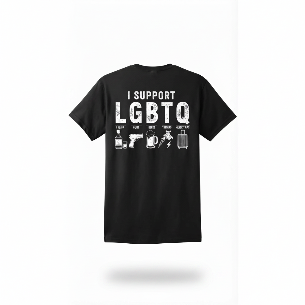 I Support LGBTQ - flutuando