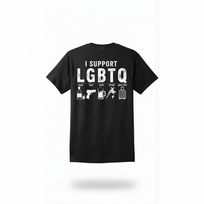 I Support LGBTQ - flutuando