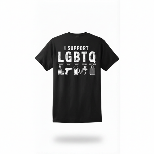 I Support LGBTQ - flutuando